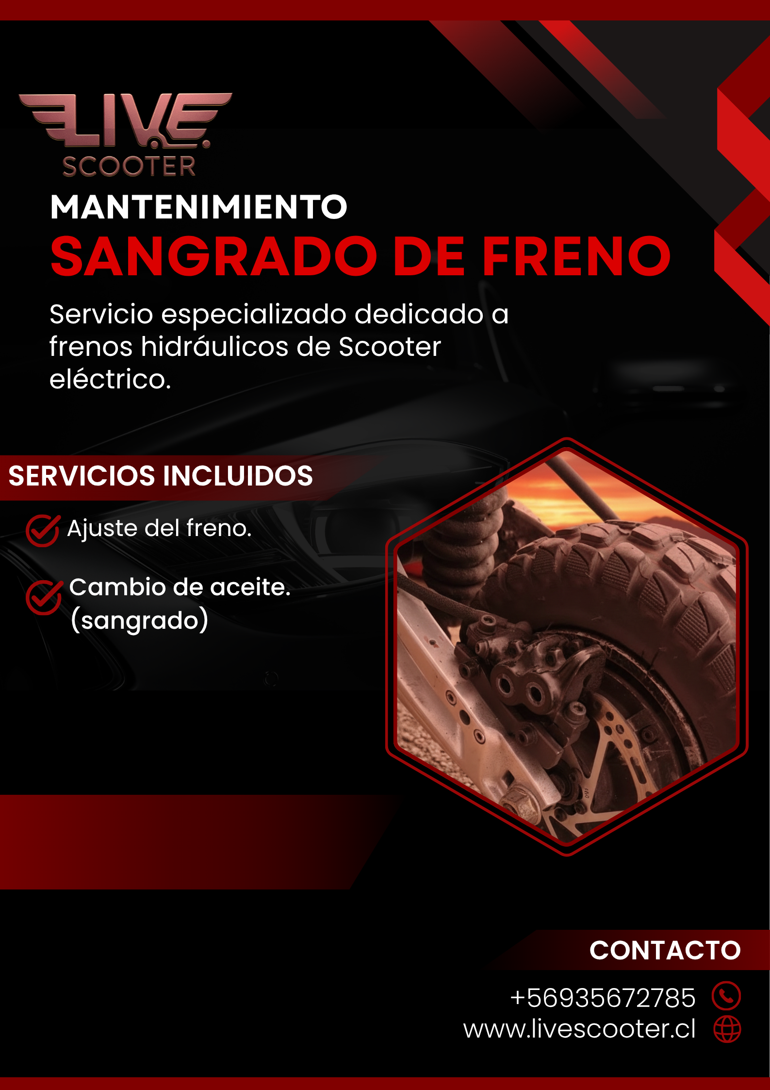 Sangrado de freno hidráulico